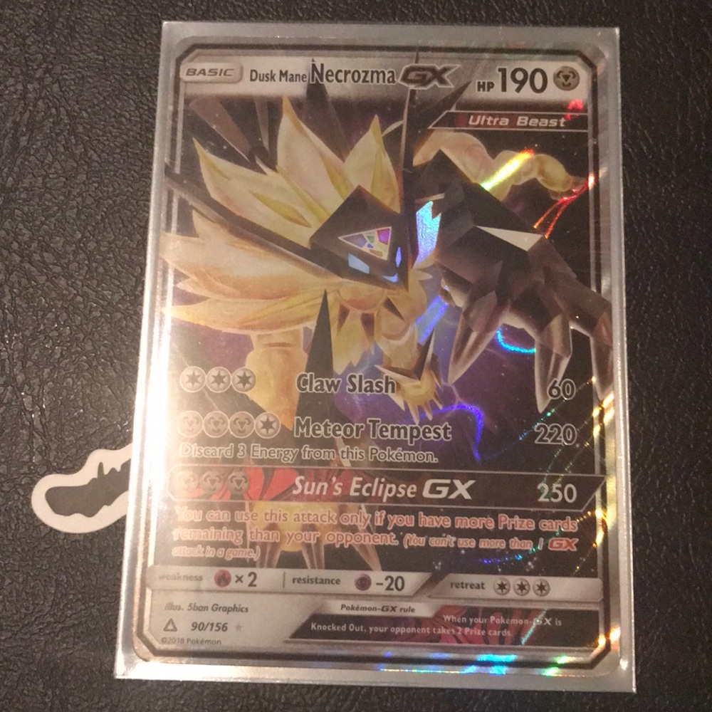 Dusk Mane Necrozma GX 90/156